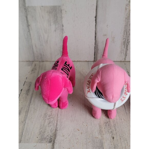 Victoria's Secret sailor dog pink plush set decor collectible purple - Picture 3 of 6